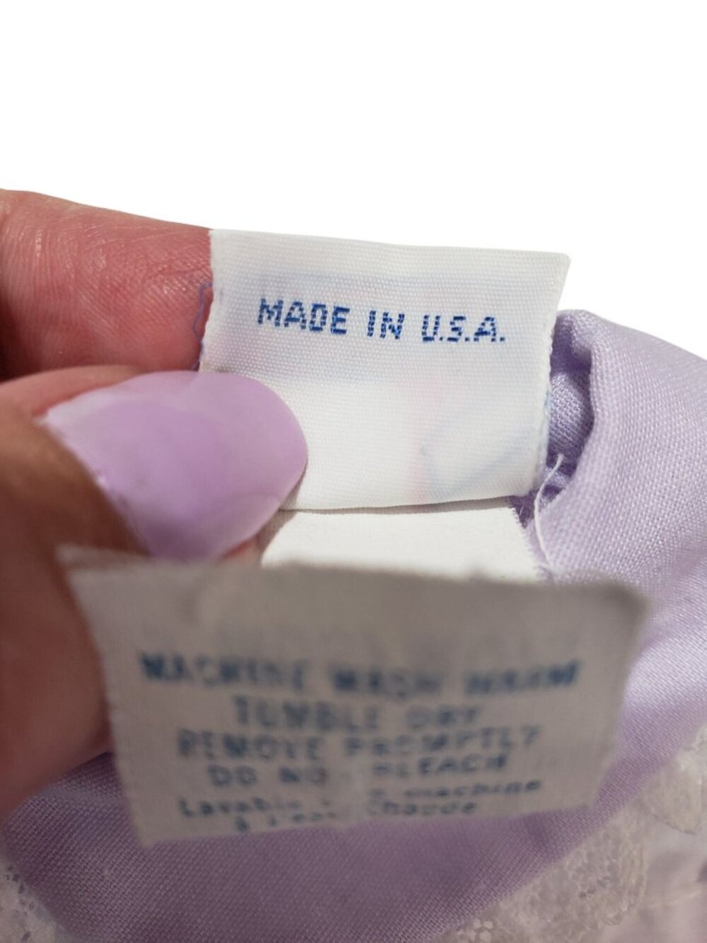 Vintage Alexis Lilac Purple Embroidered Flowers Frilly Party Dress 3 Months - Picture 8 of 12